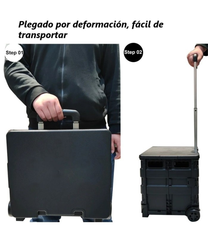 Carrito transportador 40l capacidad máx. 50kg