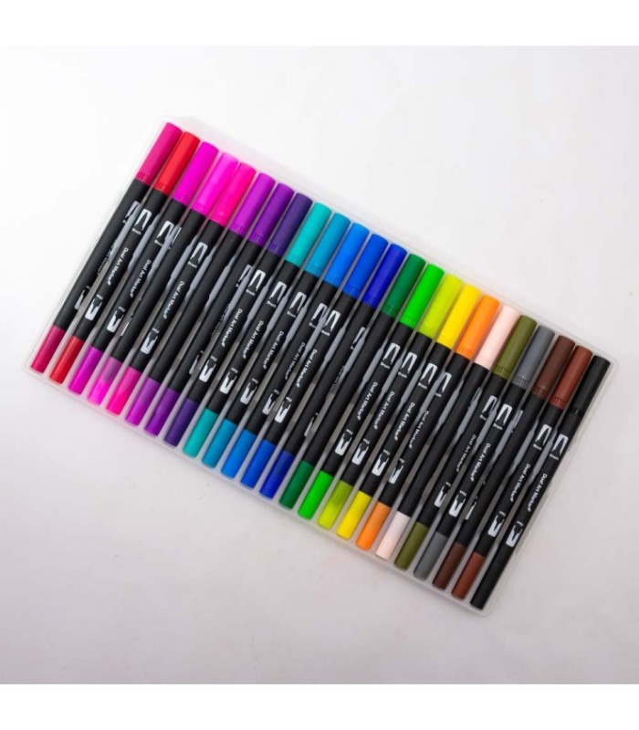 Marcadores brush doble punta 24pc GIORGIONE