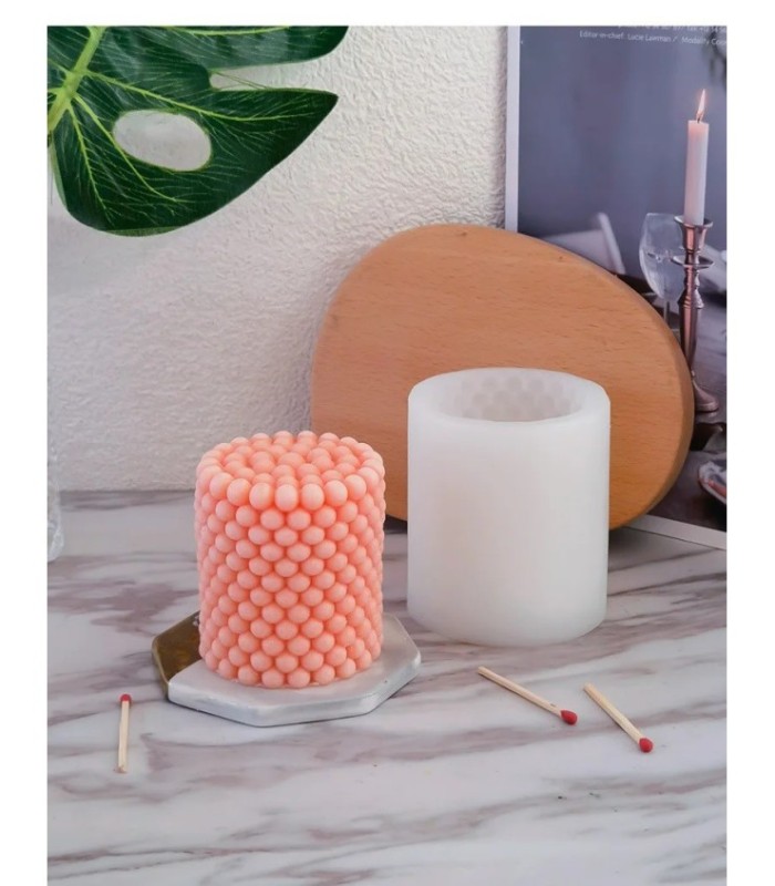 Molde de silicona diseño burbujas 7.5x8cm