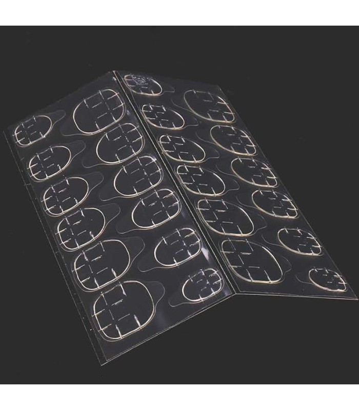 Adhesivo doble cara para uña 5 piezas