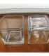 Frasco de vidrio cuadrado 6x6cm 135ml