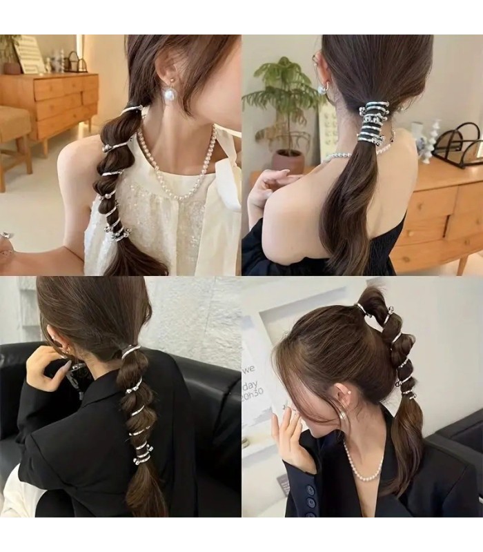 Banda elástica con aplique perla