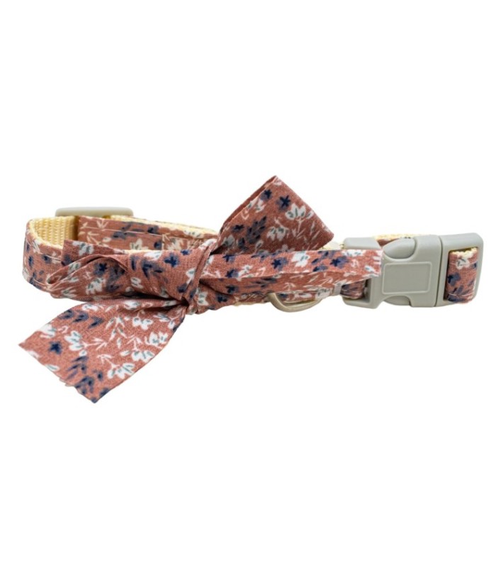 Collar con moño para mascota 4 piezas