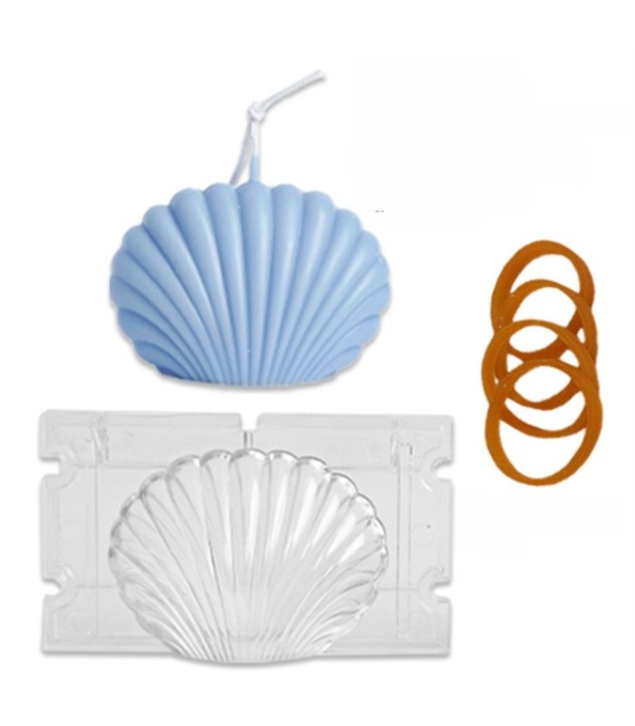 Molde acrílico concha de mar 14.2x8.4cm