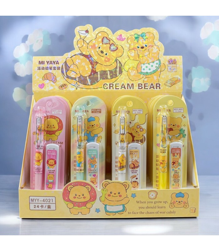 Portamina con recarga 0.5mm diseño panda