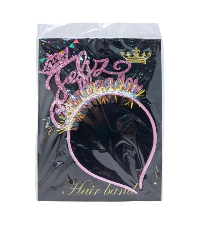 Vincha feliz cumpleaños