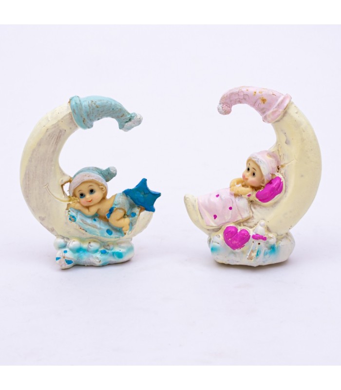 Chiche bebe con luna 10cm 1pc