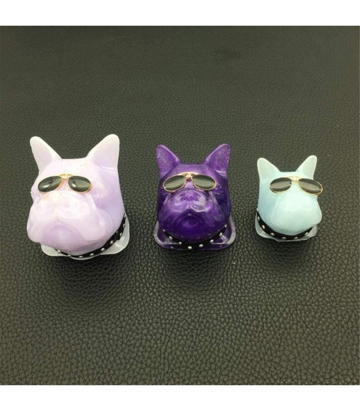 Molde de silicona perro bulldog 55x45mm