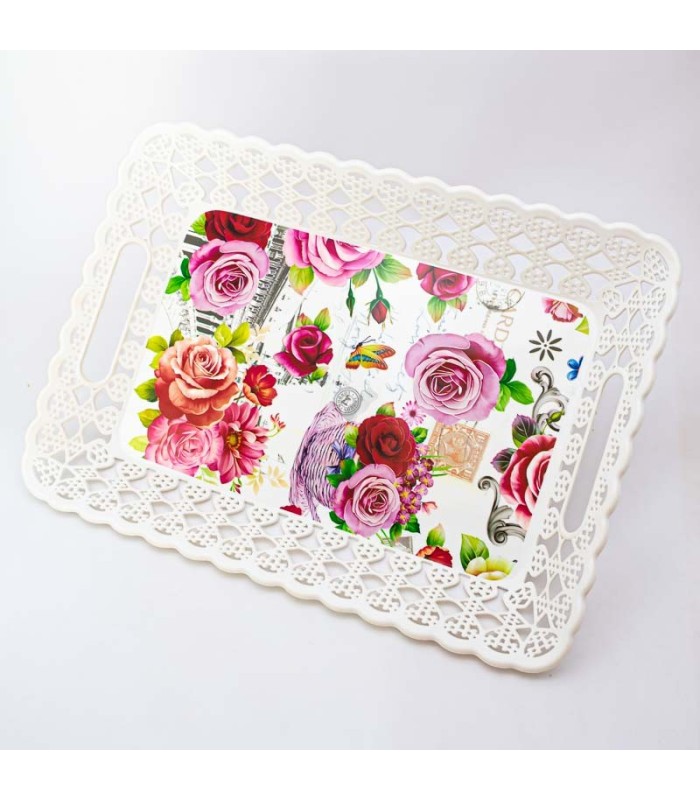 Bandeja rectangulo con diseños 45x32cm