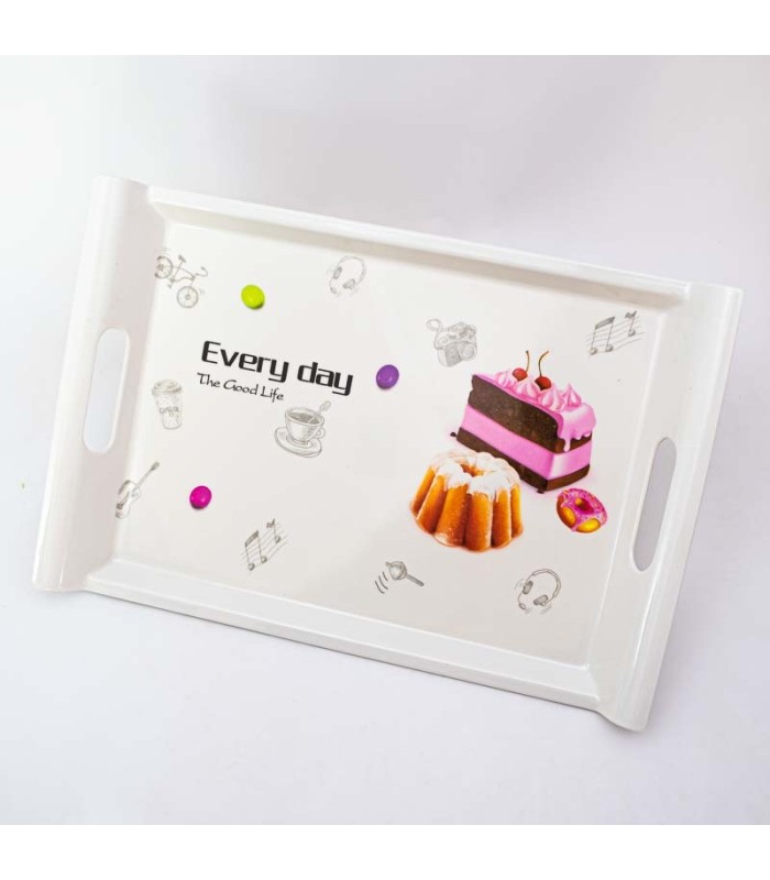 Bandeja rectangulo con diseños 45x32cm