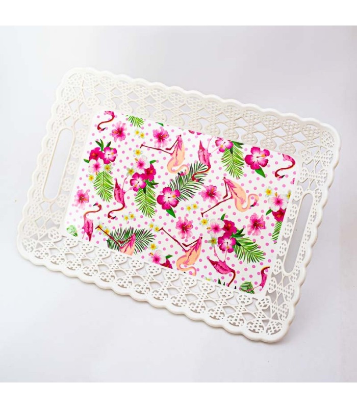 Bandeja rectangulo con diseños 45x32cm