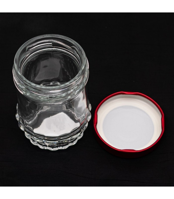 Frasco de vidrio con tapa 8cm 100ml