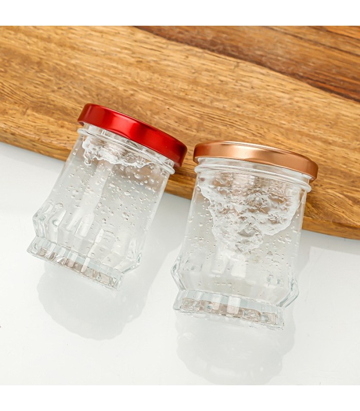Frasco de vidrio con tapa 8cm 100ml