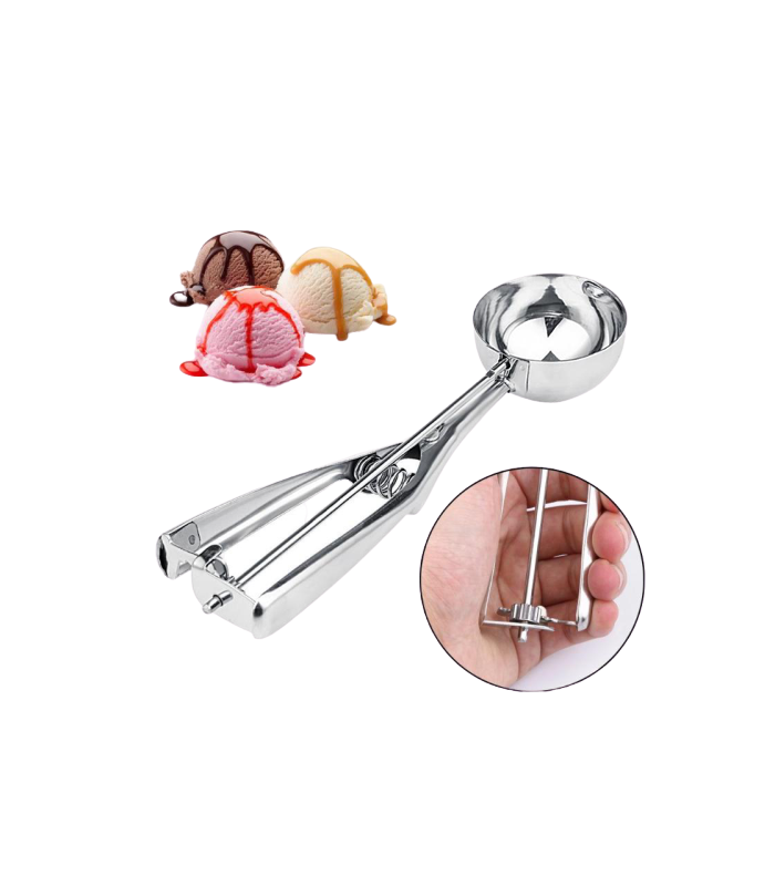Cuchara de acero inoxidable para helado