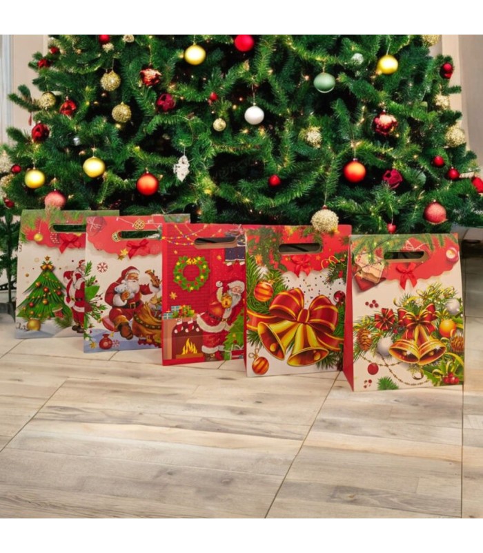 Bolsa de regalo navideño 38x29x14cm