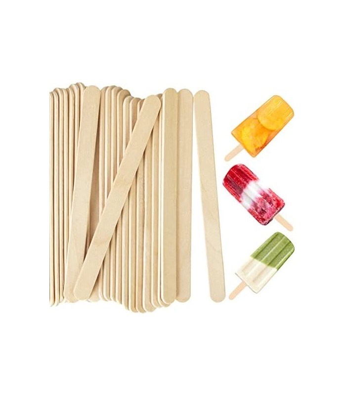 Palito de helado madera 50 unidades