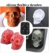 Molde de silicona para hielo calavera 11x7.5cm