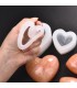 Molde de silicona corazon 3D 80x65x40mm