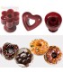 Molde para donas en forma de corazon