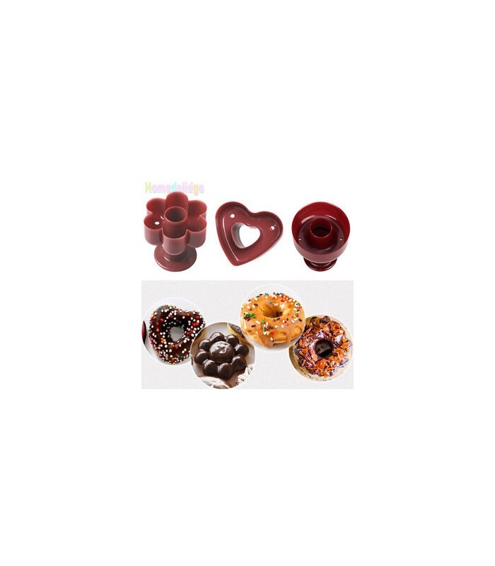 Molde para donas en forma de corazon