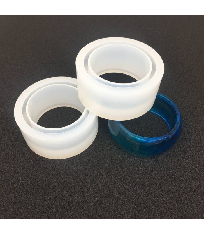 Molde de silicona para brazalete 9x8x3.5cm