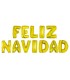 Globo letra feliz navidad