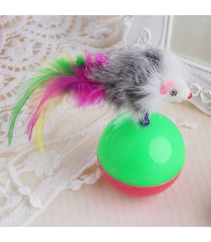Juguete con peluche para gato
