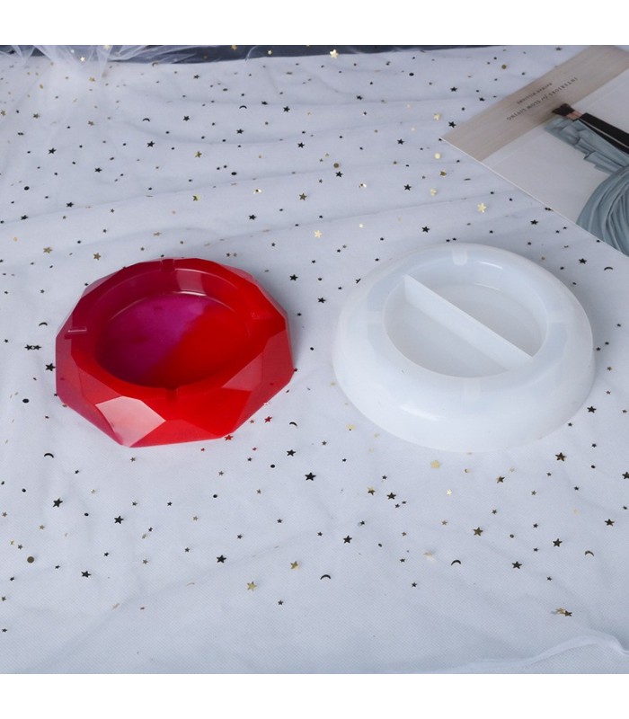 Molde de silicona cenicero 12.5x3.5cm