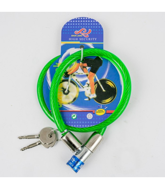 Candado para bicicleta 10mmx65cm
