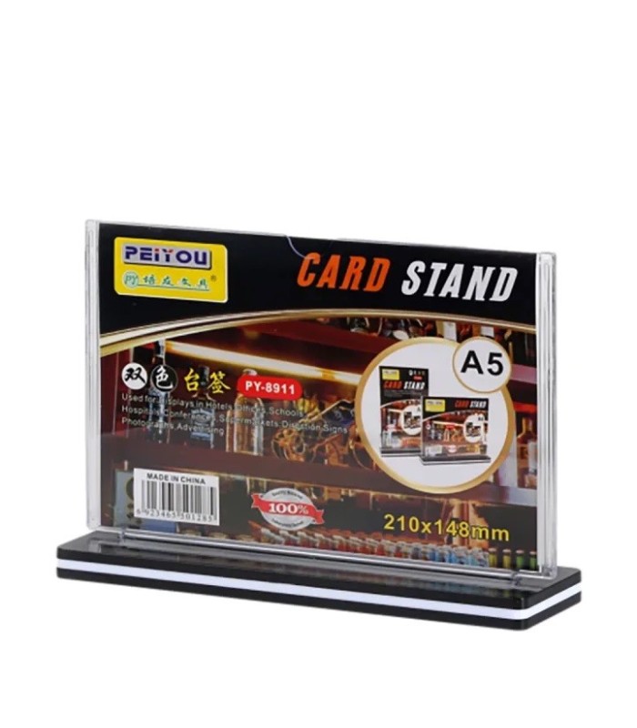 Porta cartel expositor A5 21x14.8cm