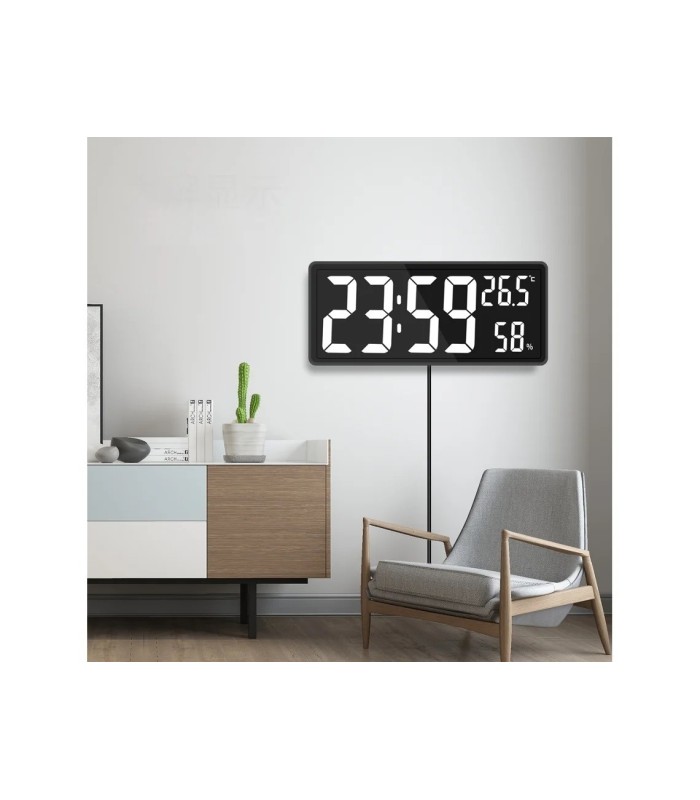 Reloj digital electronico 36x16cm