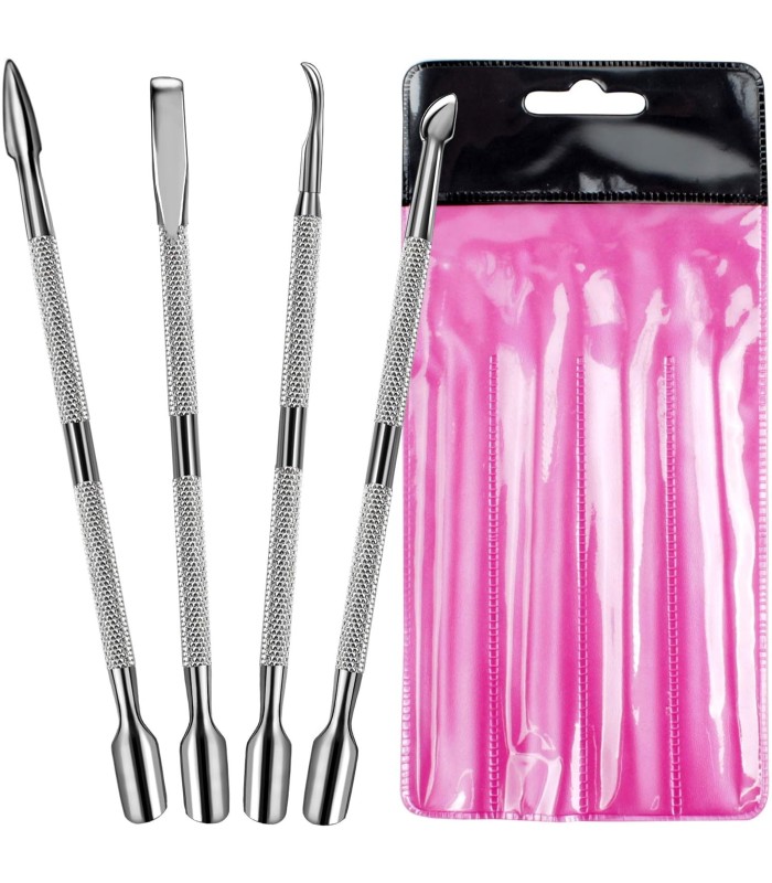 Set empujador de cuticula 4 piezas