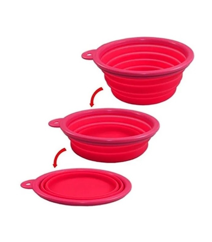 Plato plegable para mascota 13cm