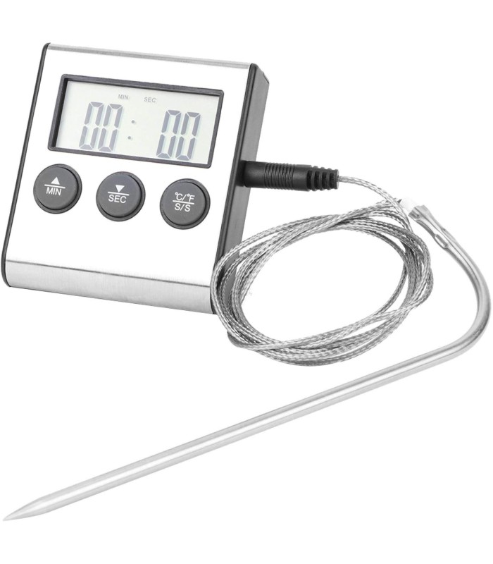 Termometro para carne con temporizador digital