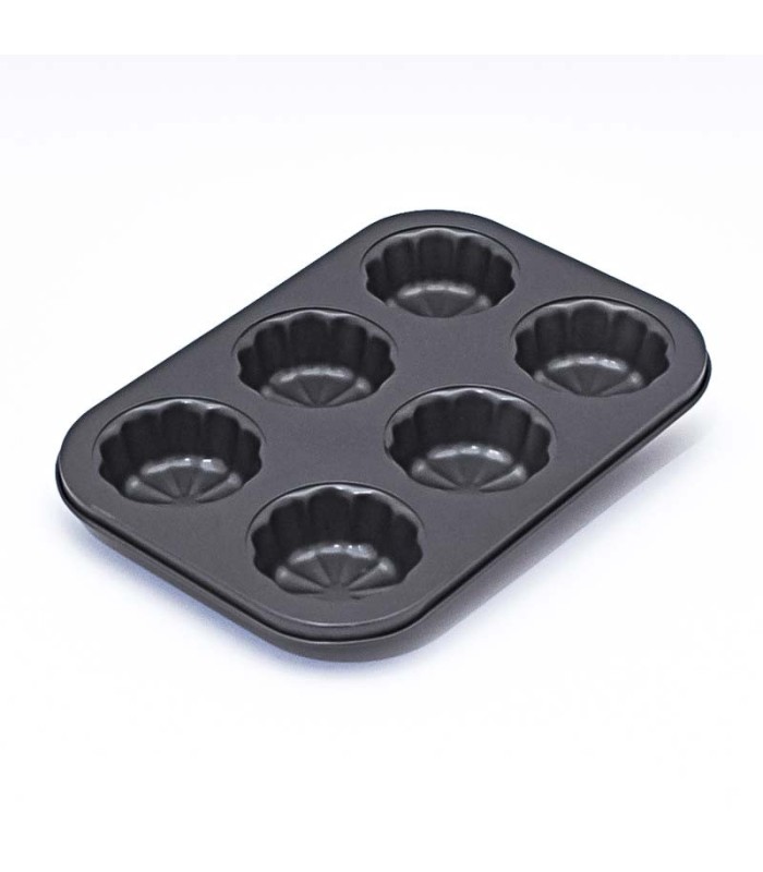 Bandeja de metal 6 moldes
