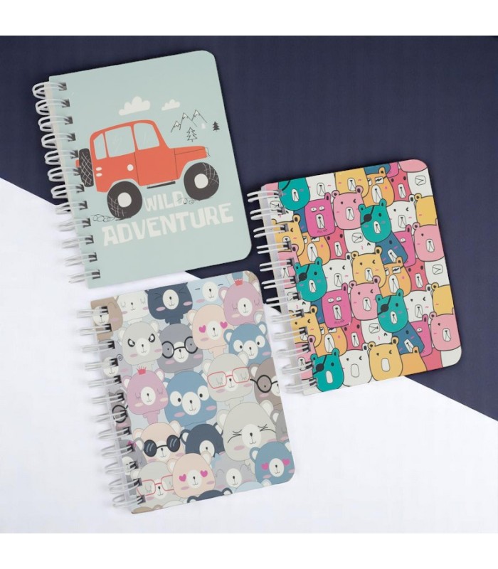 Anotador con raya 70 hojas 8x10.5cm