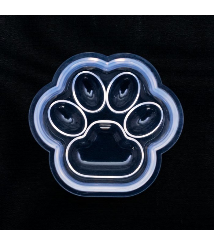 Molde de silicona huella de gato 54x48x29mm