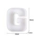 Molde de silicona letra G 180x155MM