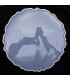 Molde de silicona circular borde irregular 335x330