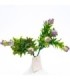 Flor decorativa artificial 2 piezas