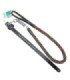 Collar para perro trenza cuerina