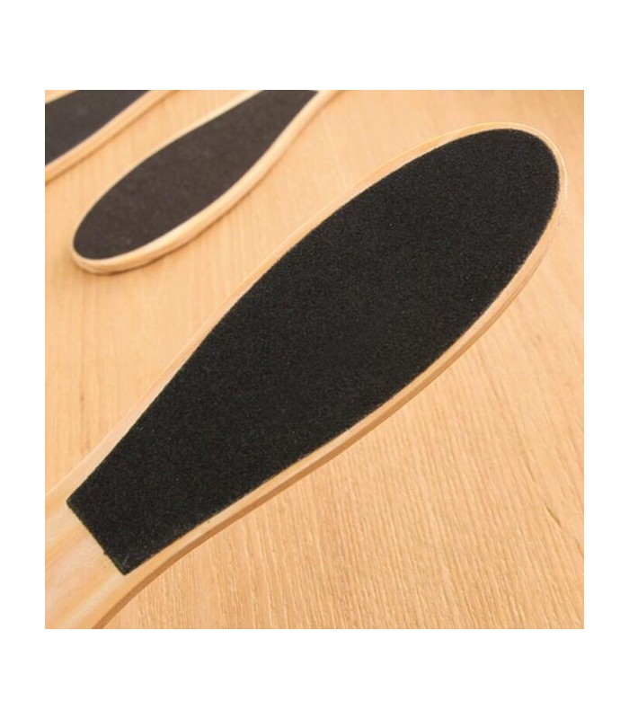 Lima para pies mango de madera