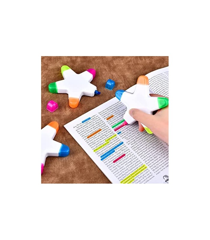 Marcador resaltador forma estrella