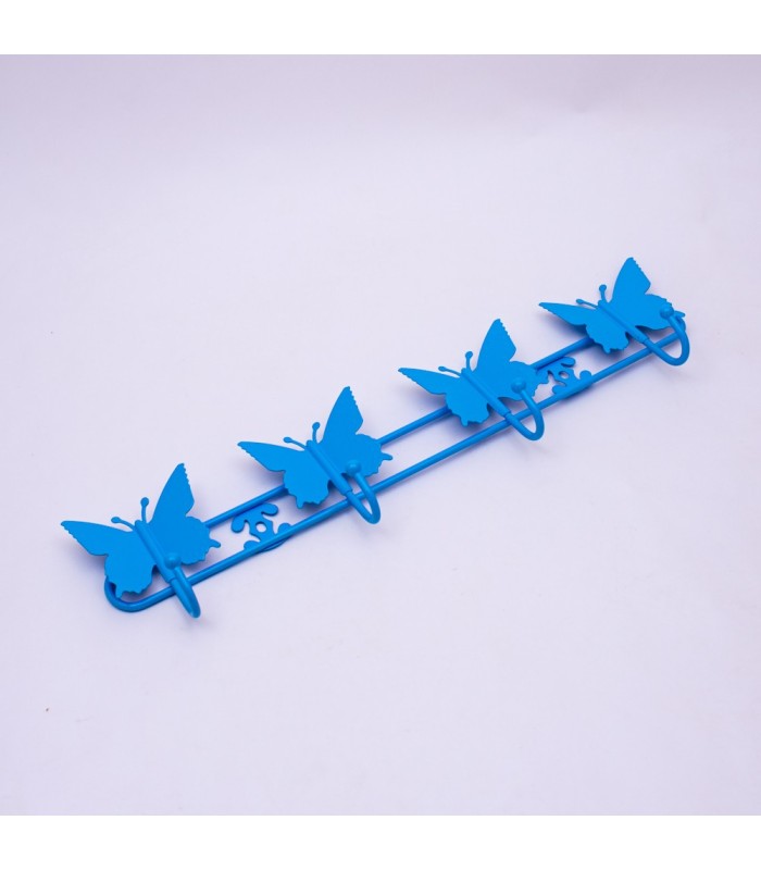 Gancho diseño mariposa 4 cabeza 43x10cm
