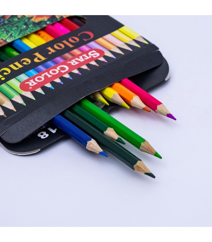Lapices de colores 18 pcs STAR COLOR