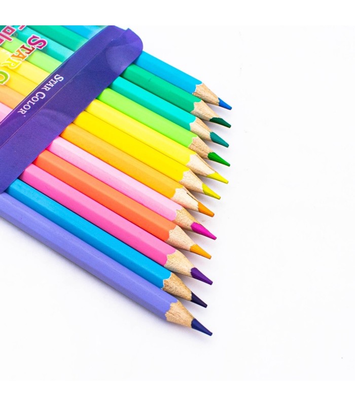 Lapices de colores 12 color pastel SOFTLEAD