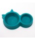 Plato para mascota 2 divisiones