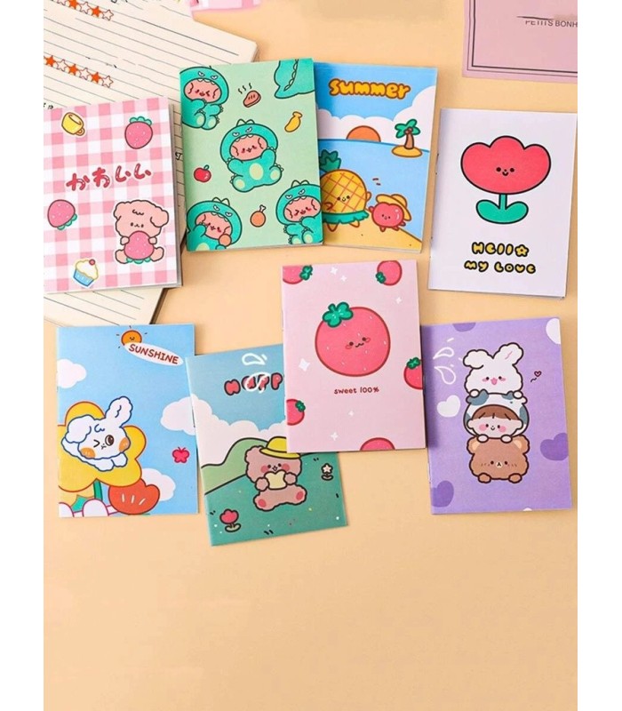 Anotador tapa blanda 10 piezas surtido