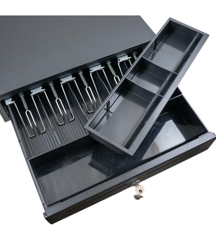 Caja registradora de metal 5 compartimiento