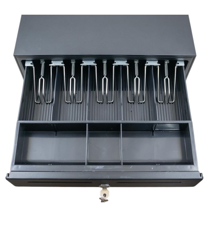 Caja registradora de metal 5 compartimiento